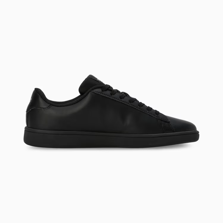 PUMA Smashic Comfort Casual Sneakers in sleek black colorway on clean white studio background