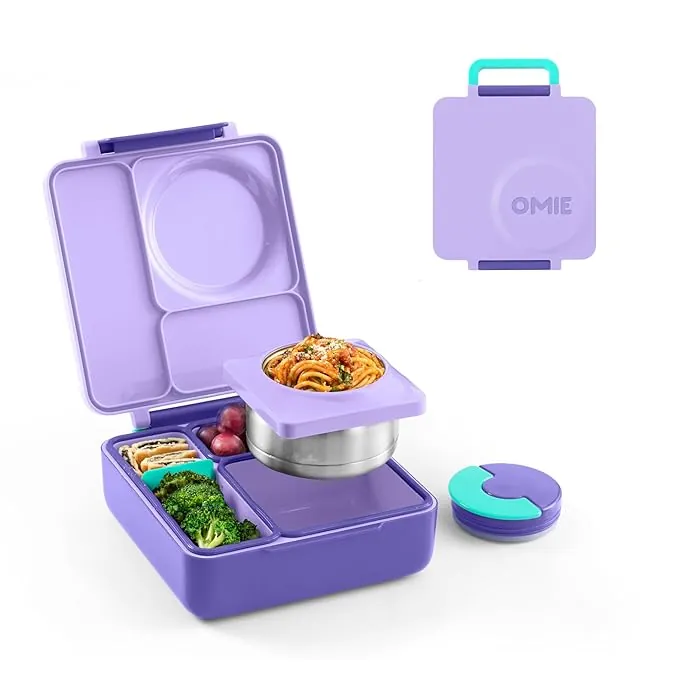 Clean studio product shot of the Bento Box closed from above showing the sleek modern design and matte finish on a pure white background