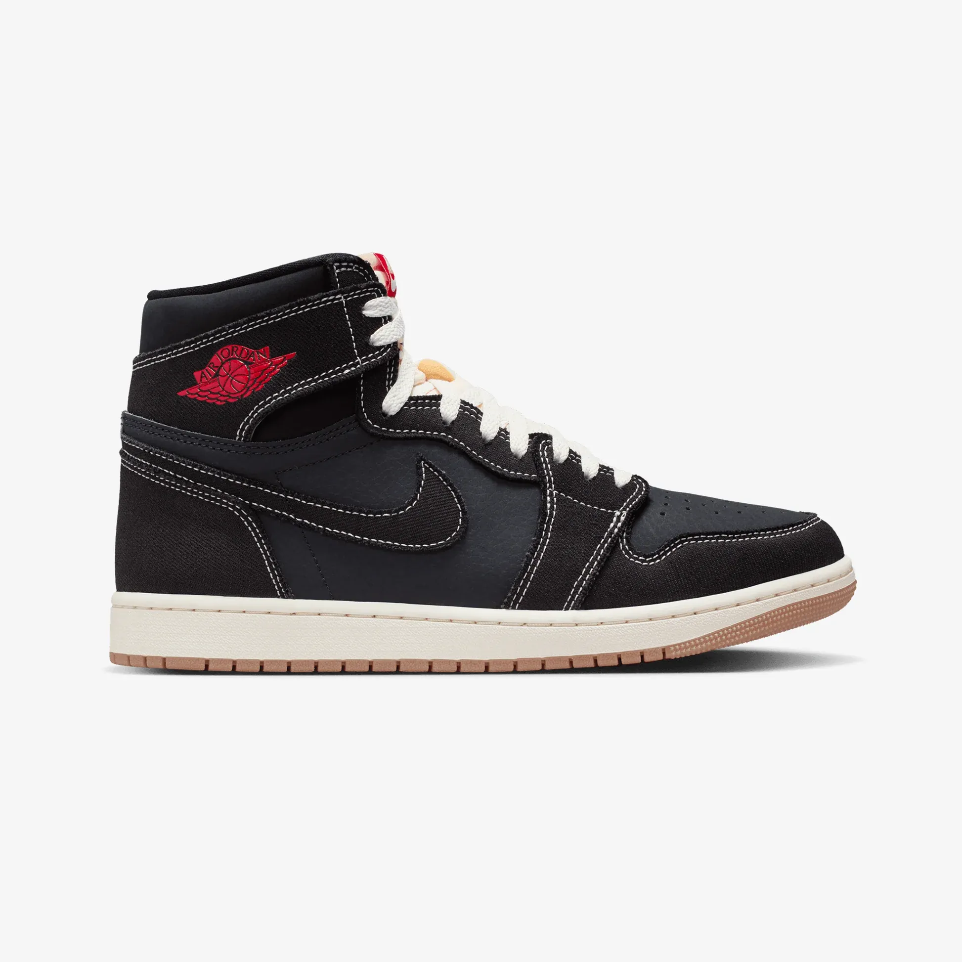 Pre-uploaded product hero image of the Nike Total 90 Premium sneaker shown in full profile with quilted leather upper visible and embroidered logo on a deep studio background