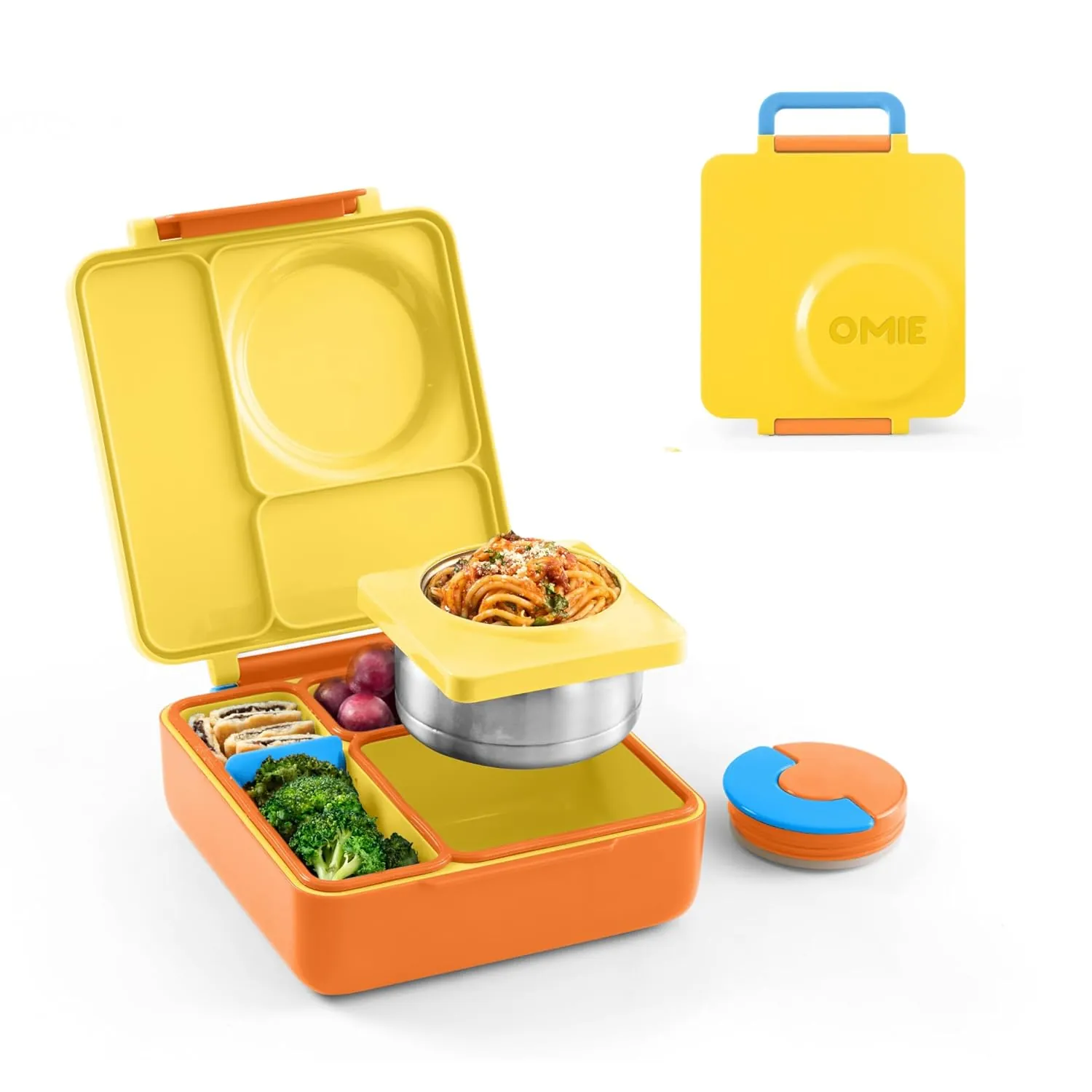 A sunny Yellow Bento Box product shot on a clean white background showing the bright lemon yellow finish
