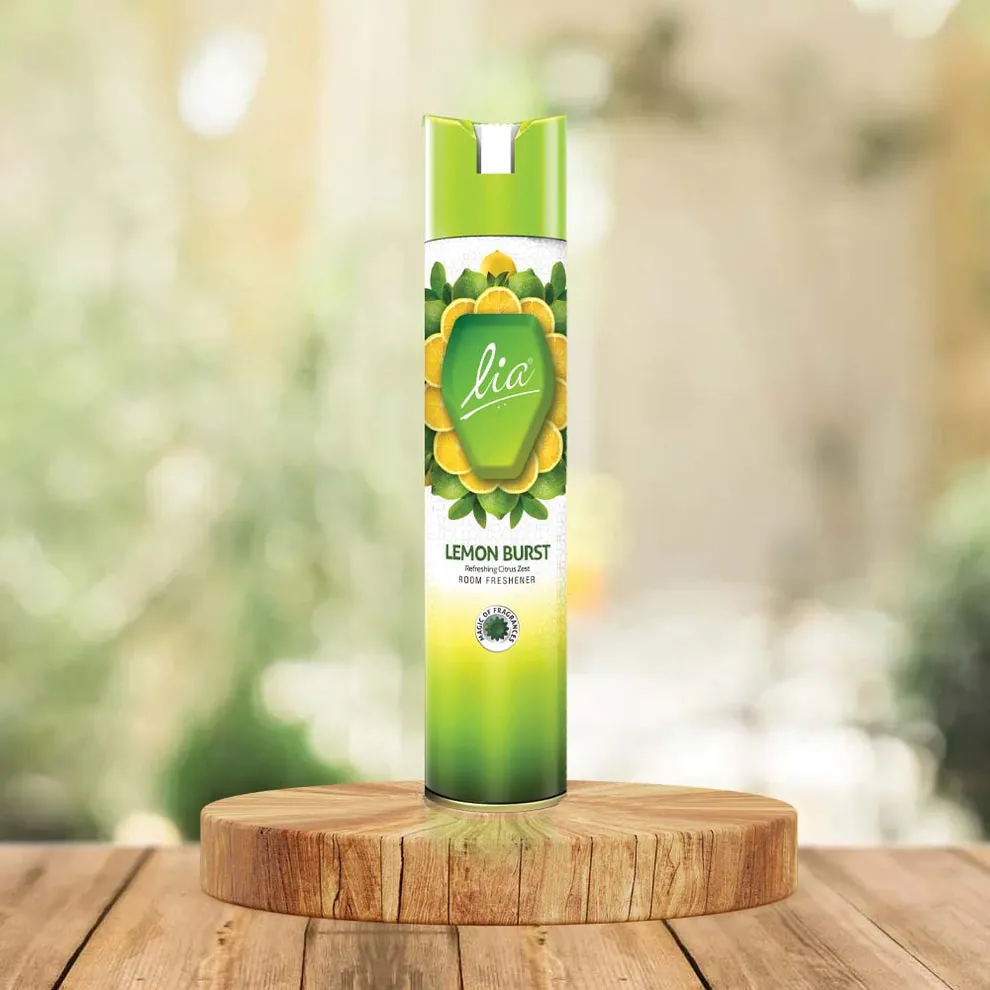 LIA Purple 1 litre bottle product photo with elegant purple lighting