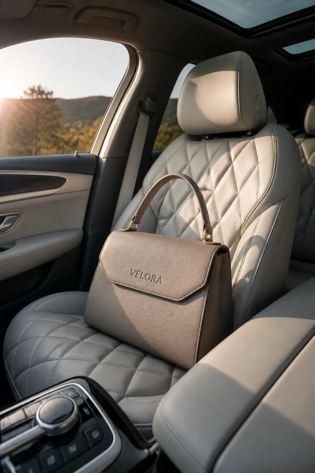 Brown handbag
